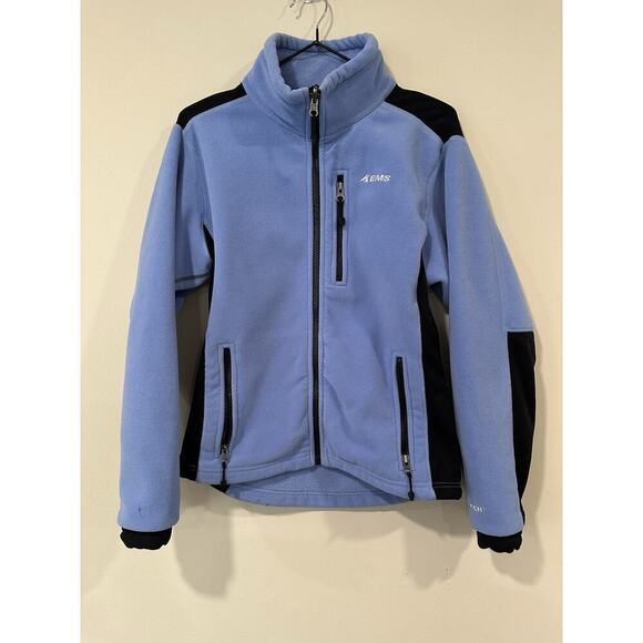 Eastern Mountain Sports Sweaters - Eastern Mountain Sports Fleece Womens Blue Full Zip Long Sleeve Size Medium 2600